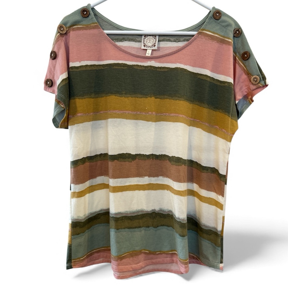 Cute Truself Women’s Short Sleeve Tee Shirt Size L